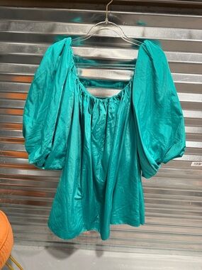 🌿 Mare Mare Anthropologie Dress NWT – Statement Puff Sleeve 🌿